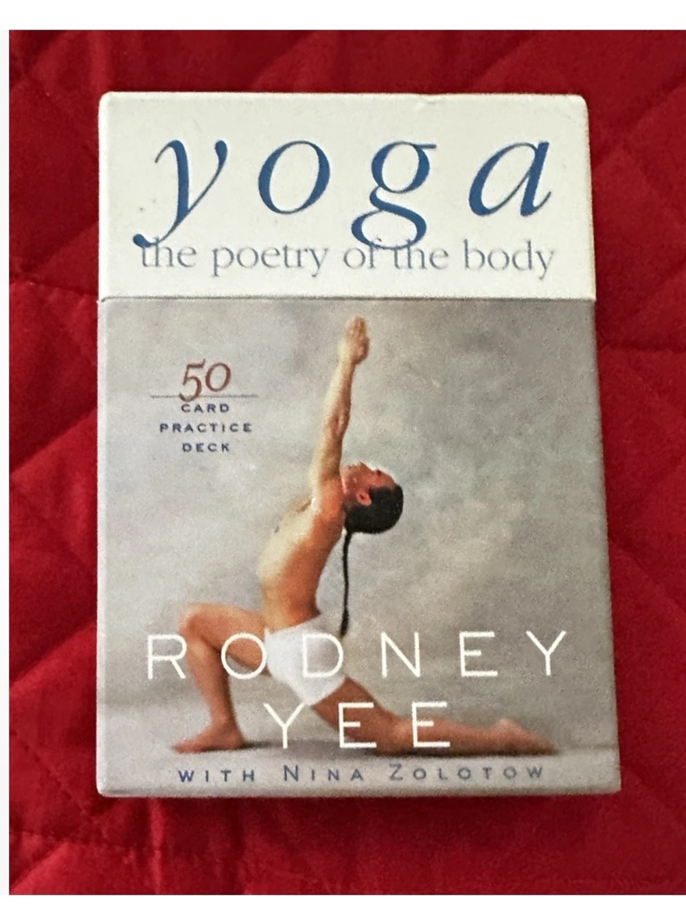 Yoga: The Poetry of the Body, Rodney Yee, 2003 Year, 50 Card Deck GUC